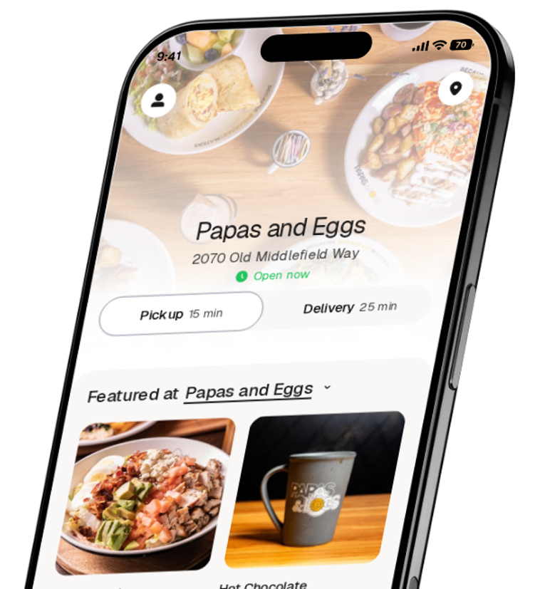 Papas and Eggs app preview