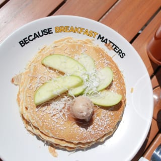 Apple Coconut Pancakes